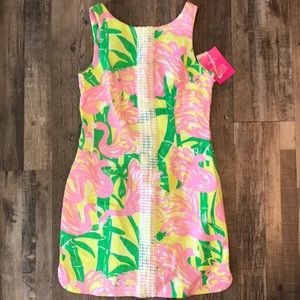 Lilly Pulitzer for Target | flamingo pink shift dress | size 8